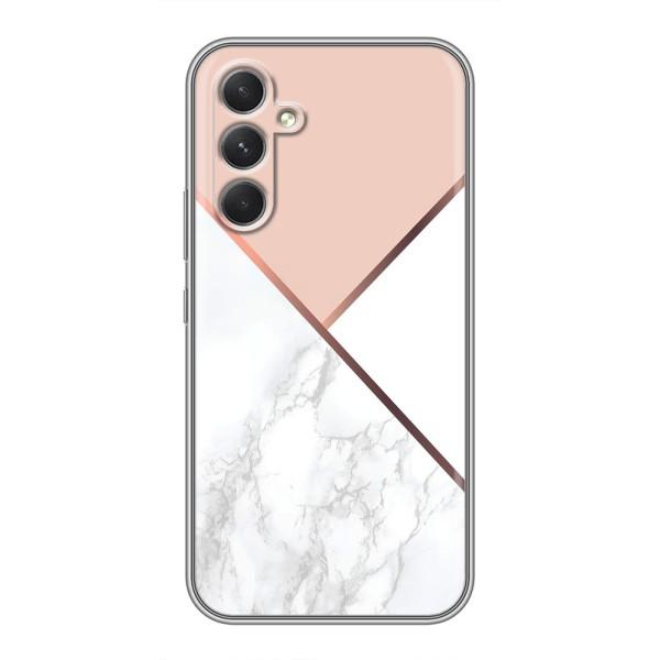 Мраморный чехол на Samsung Galaxy A54 (VPrint) – Тройной мрамор