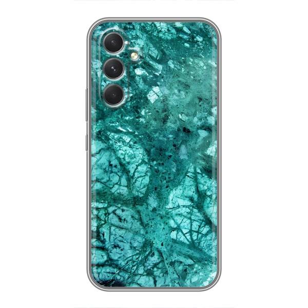 Мраморный чехол на Samsung Galaxy A54 (VPrint) – Зеленый мрамор