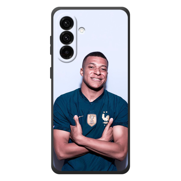 Чехол (TPU) с Футболистом на Samsung Galaxy A57 – Мбаппешичка