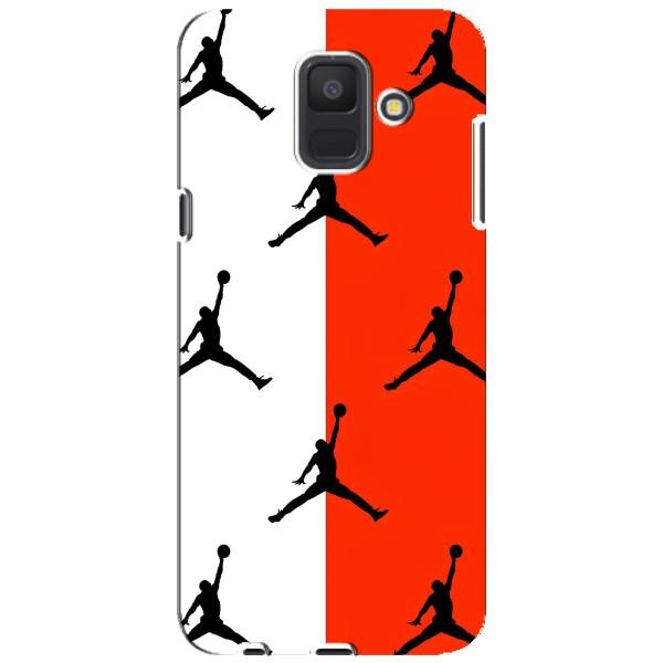 Чехлы для Samsung Galaxy A6 2018, A600F - с картинкой JORDAN (AlphaPrint) – Лого Джордан