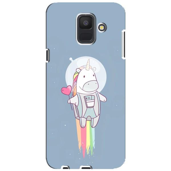 Чохол Unicorn на Samsung Galaxy A6 2018, A600F – Єдинорог космонавт
