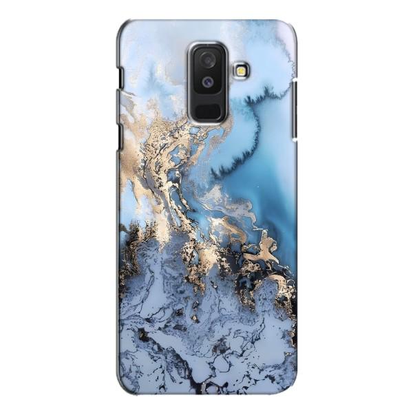 Мраморный чехол на Samsung Galaxy A6 Plus 2018 ( A605) (VPrint) – Нежный мрамор