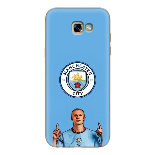 Чехлы с футболистом Ерлинг Холанд для Samsung Galaxy A7 2017 / A720 / A720F (AlphaPrint) – Холанд Манчестер Сити