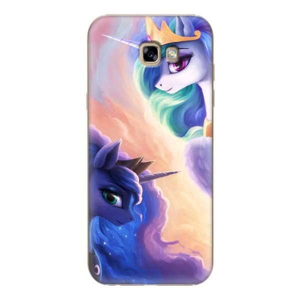 Чехол для Самсунг АйСемь 2017, АйСемьсотДвадцать, АйСемьсотДвадцатьФ - (Единорожки - Новинки) (AlphaPrint) – Единорожки