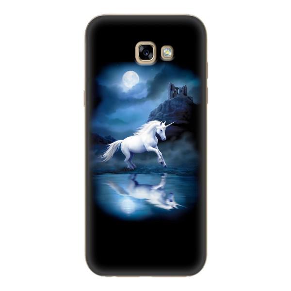 Чехол для Самсунг АйСемь 2017, АйСемьсотДвадцать, АйСемьсотДвадцатьФ - (Единорожки - Новинки) (AlphaPrint) – Единорог