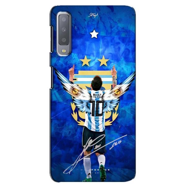 Чохли для Samsung Galaxy A7-2018, A750 (Leo чемпіон) (AlphaPrint) – Мессі збірна