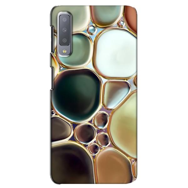 Мраморный чехол на Samsung Galaxy A7-2018, A750 (VPrint) – Радужный Мрамор