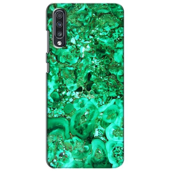 Мраморный чехол на Samsung Galaxy A70 2019 (A705F) (VPrint) – Салатный Мрамор