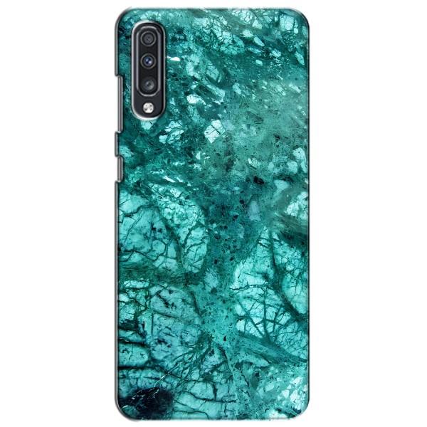 Мраморный чехол на Samsung Galaxy A70 2019 (A705F) (VPrint) – Зеленый мрамор