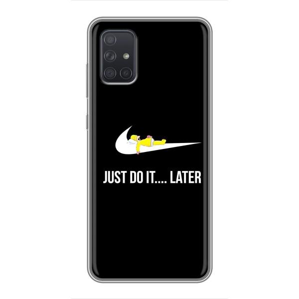 Чехол с логотипом Найк на Samsung Galaxy A72 – Nike just do it
