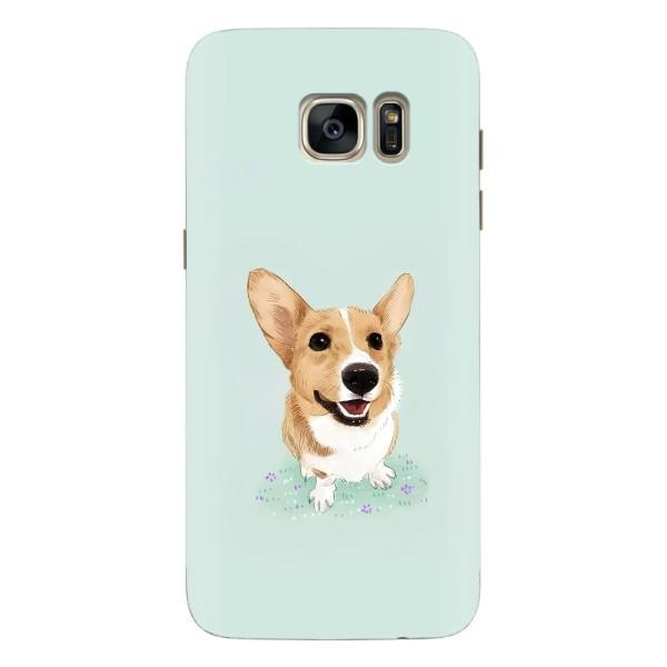 Чехлы с собаками для Samsung Galaxy S7 Еdge / G935 (VPrint) – Корги
