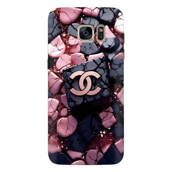 Чехол (Dior, Prada, YSL, Chanel) для Samsung Galaxy S7 Еdge / G935 – Шанель
