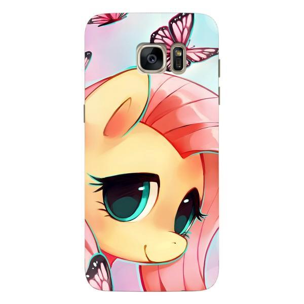 Чехол для Самсунг С7 Едж, Г935 - (Единорожки - Новинки) (AlphaPrint) – Племя единорогов