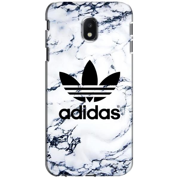 Чехлы Адидас для Samsung Galaxy J3 2017 (J330FN европейская версия) (AlphaPrint) – Адидас на мраморе