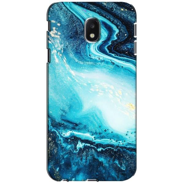 Мраморний чехол на Samsung Galaxy J3 2017 (J330FN европейская версия) (VPrint) – Блакитний мрамор