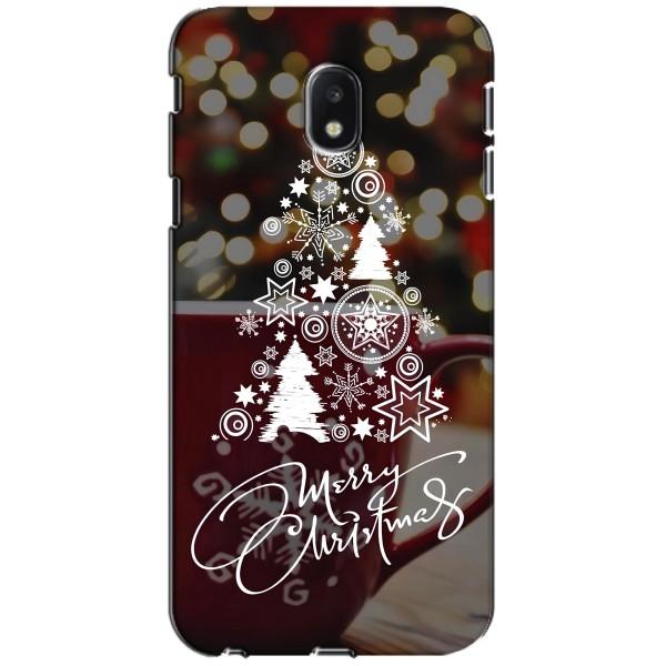 Різдвяні Чохли для Samsung Galaxy J3 2017 (J330FN европейская версия) (VPrint) – Ялинка яскрава