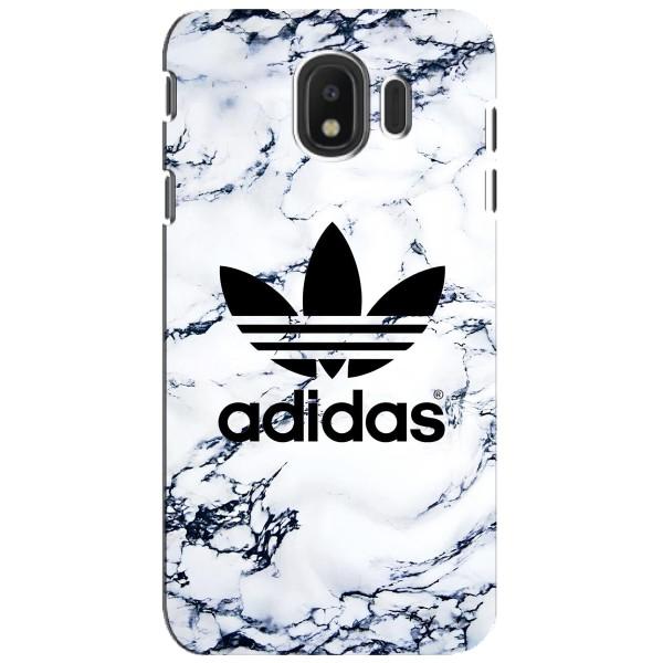Чохли Адидас для Samsung Galaxy J4 2018, SM-J400F (AlphaPrint) – Адідас на мраморі