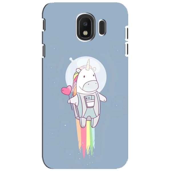 Чехол Unicorn на Samsung Galaxy J4 2018, SM-J400F – Единорог космонавт