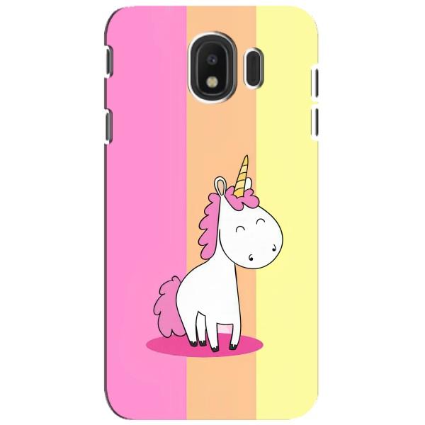 Чехол Unicorn на Samsung Galaxy J4 2018, SM-J400F – Радужный Единорог