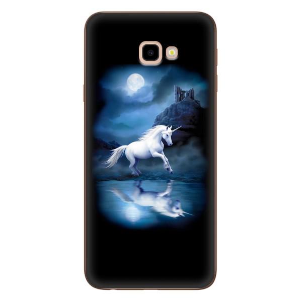 Чехол для Самсунг Ж4+, Ж4 Плюс - (Единорожки - Новинки) (AlphaPrint) – Единорог