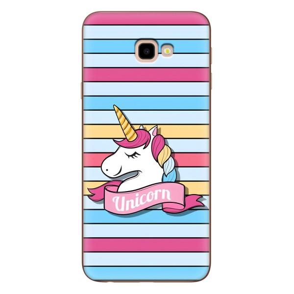 Чехол для Самсунг Ж4+, Ж4 Плюс - (Единорожки - Новинки) (AlphaPrint) – Unicorn