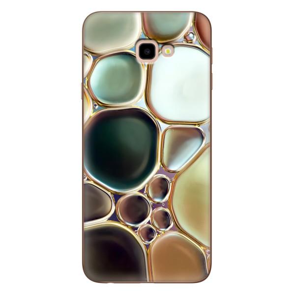 Мраморный чехол на Samsung Galaxy J4+, J4 Plus, J415 (VPrint) – Радужный Мрамор