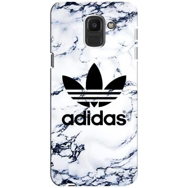 Чохли Адидас для Samsung Galaxy J6 2018, J600F (AlphaPrint) – Адідас на мраморі