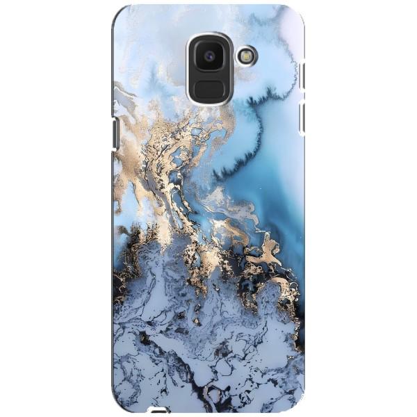 Мраморный чехол на Samsung Galaxy J6 2018, J600F (VPrint) – Нежный мрамор