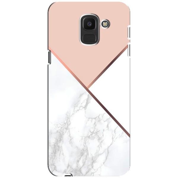 Мраморный чехол на Samsung Galaxy J6 2018, J600F (VPrint) – Тройной мрамор