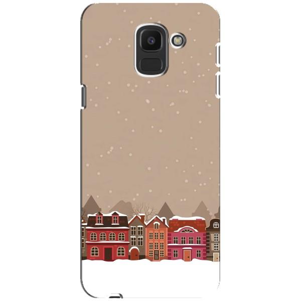 Новорічні, Святкові Чохли для Samsung Galaxy J6 2018, J600F - 2024 год – Зимове місто