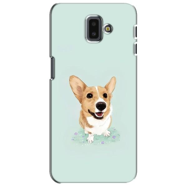 Чехлы с собаками для Samsung Galaxy J6 Plus, J6 Plus, J610 (VPrint) – Корги
