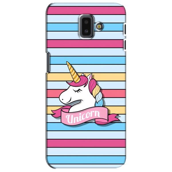 Чехол для Самсунг J6 Плюс, J6+ 2018 (J610) - (Единорожки - Новинки) (AlphaPrint) – Unicorn
