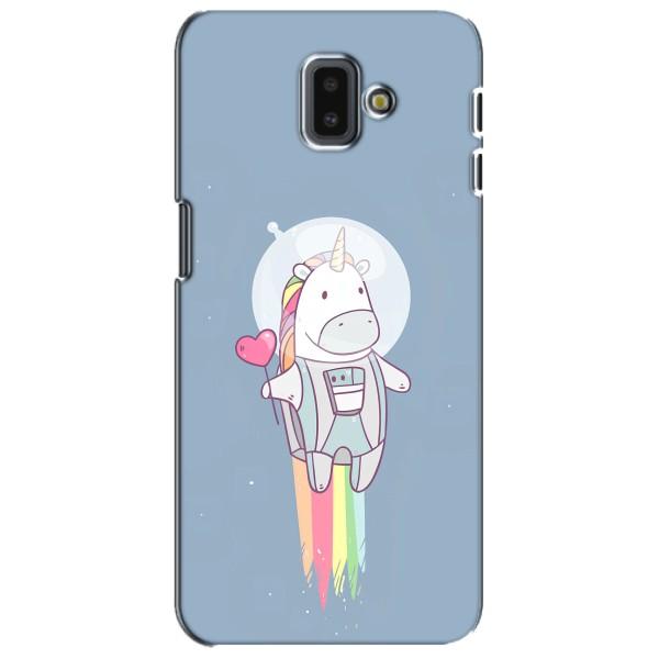 Чехол Unicorn на Samsung Galaxy J6 Plus, J6 Plus, J610 – Единорог космонавт