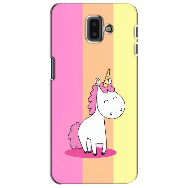 Чехол Unicorn на Samsung Galaxy J6 Plus, J6 Plus, J610 – Радужный Единорог