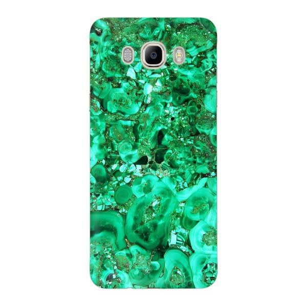 Мраморный чехол на Samsung Galaxy J7 2016 / J710 / J7108 (VPrint) – Салатный Мрамор