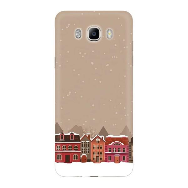 Новогодние, Праздничные Чехлы для Samsung Galaxy J7 2016 / J710 / J7108 - 2024 год – Зимний город