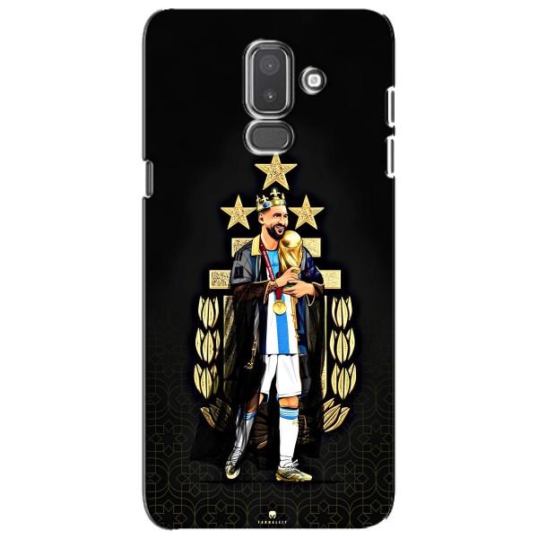 Чехлы для Samsung Galaxy J8-2018, J810 (Leo чемпион) (AlphaPrint) – Месси Король