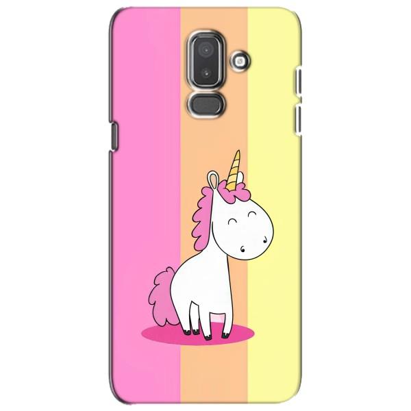 Чехол Unicorn на Samsung Galaxy J8-2018, J810 – Радужный Единорог