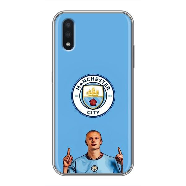Чехлы с футболистом Ерлинг Холанд для Sansung Galaxy M01 (M015) (AlphaPrint) – Холанд Манчестер Сити