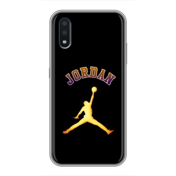 Чехлы для Sansung Galaxy M01 (M015) - с картинкой JORDAN (AlphaPrint) – Jordan Gold