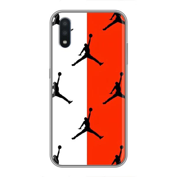 Чехлы для Sansung Galaxy M01 (M015) - с картинкой JORDAN (AlphaPrint) – Лого Джордан