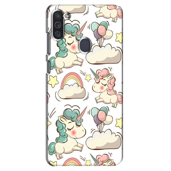 Чохол для Самсунг Галаксі М11 - (Єдинорожки - Новинки) (AlphaPrint) – Єдиноріжки