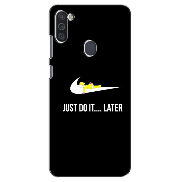 Чехол с логотипом Найк на Samsung Galaxy M11 – Nike just do it