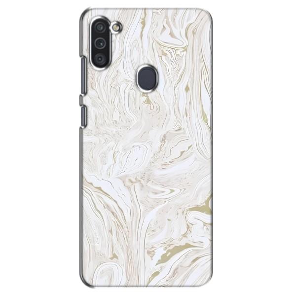 Мраморний чехол на Samsung Galaxy M11 (VPrint) – Білий мрамор