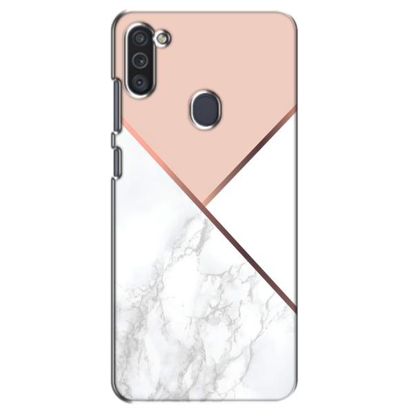 Мраморний чехол на Samsung Galaxy M11 (VPrint) – Тройний мрамор
