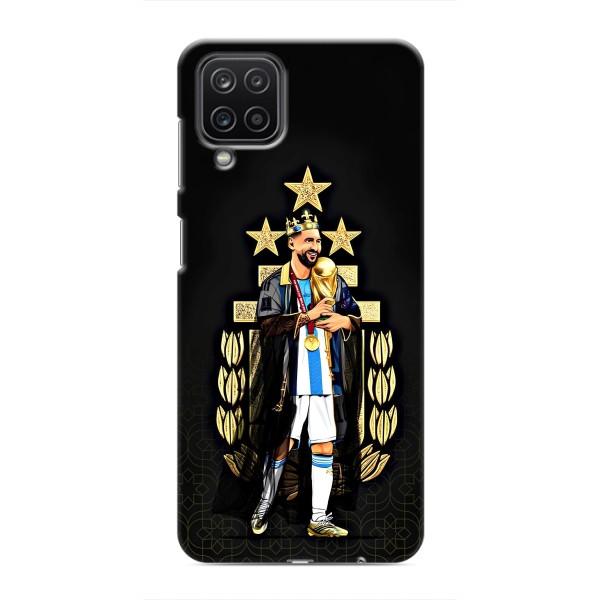Чехлы для Samsung Galaxy M12 (Leo чемпион) (AlphaPrint) – Месси Король