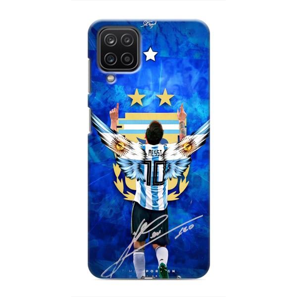 Чехлы для Samsung Galaxy M12 (Leo чемпион) (AlphaPrint) – Месси сборная