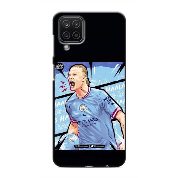 Чехлы с футболистом Ерлинг Холанд для Samsung Galaxy M12 (AlphaPrint) – гол Эрлинг Холланд