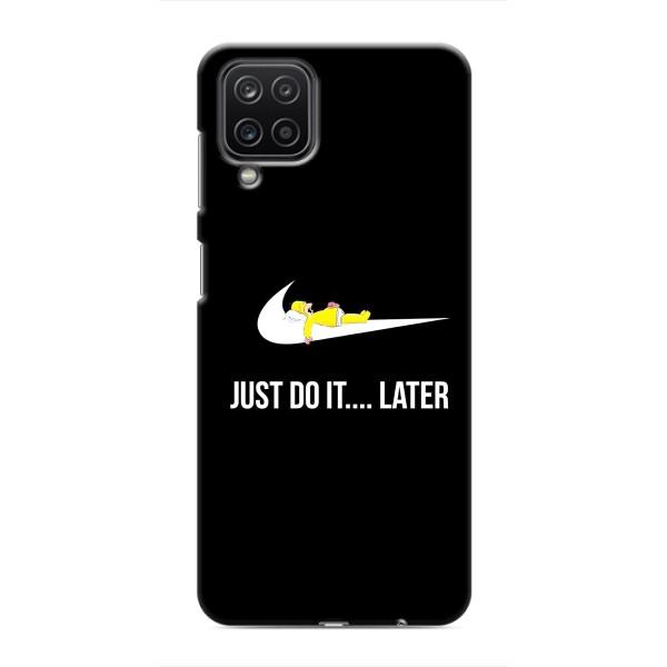 Чехол с логотипом Найк на Samsung Galaxy M12 – Nike just do it