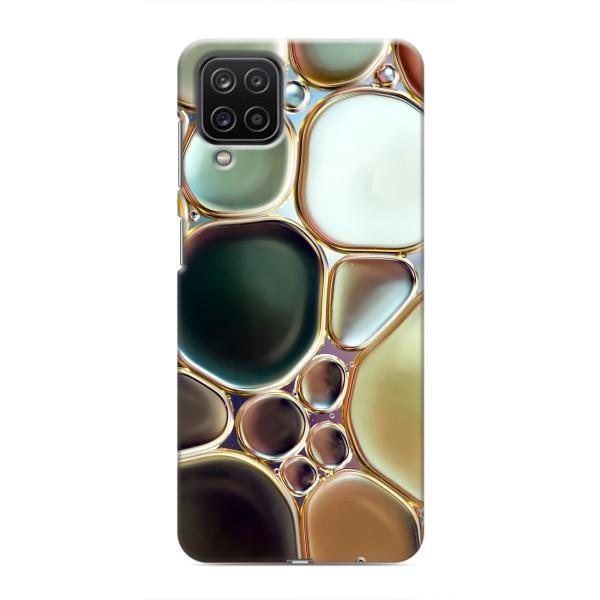 Мраморный чехол на Samsung Galaxy M12 (VPrint) – Радужный Мрамор